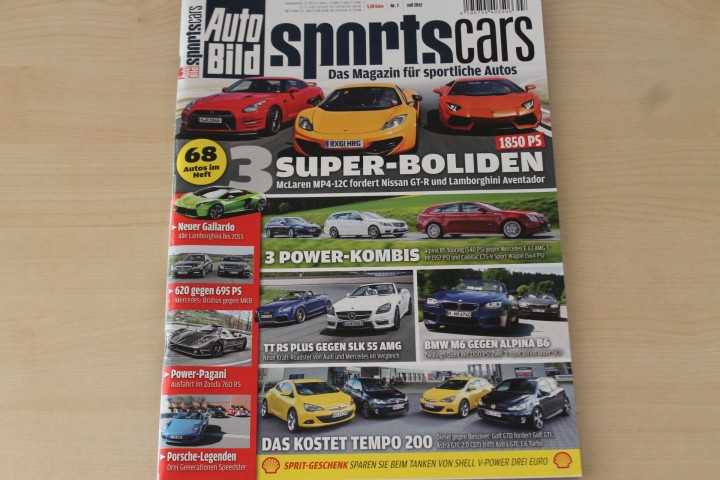 Deckblatt Auto Bild Sportscars (07/2012)